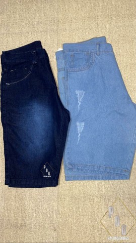 Bermudas jeans ótima qualidade  - Foto 2