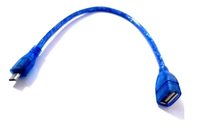 Cabo Extensor Micro Usb V8 Macho X Usb-b Fêmea 2.0 30cm  - Foto 2