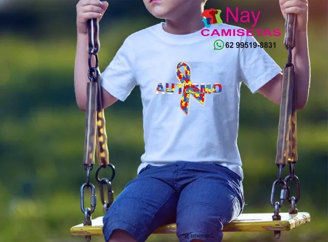 Camisetas personalizadas temas Autismo. - Foto 2