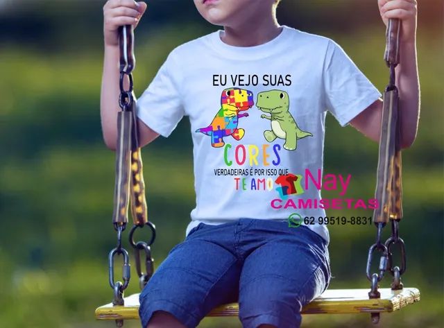 Camisetas personalizadas temas Autismo.