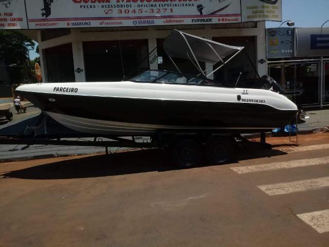 Lancha 19 Pes Motor Mercury Optimax 135HP 125 Horas - Foto 15