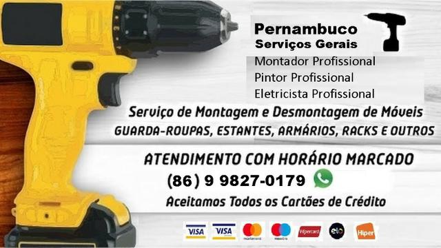 Montador e serviços gerais domesticos