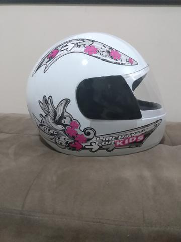 Capacete infantil feminino