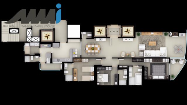 Nothing hill - apartamento 3 suítes com 180m em balneário ca - Foto 14