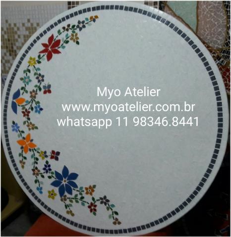 Mandala para piso, parede, piscina, rosa dos ventos, tapete mosaico - Foto 2