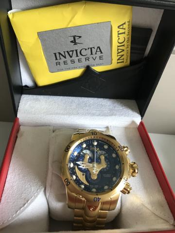 Invicta venom Reserve 14463 Calender Banh ouro 18 K Original - Foto 3