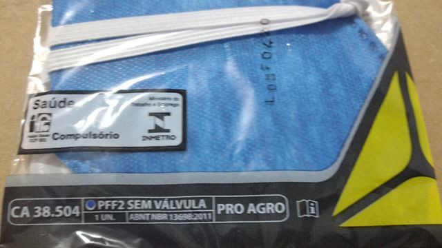 Máscara pff2 N95 com anvisa