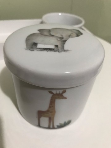 Kit higiene bebê porcelana - Foto 4