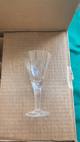 48 taças cristal bisotado Henring - Foto 5