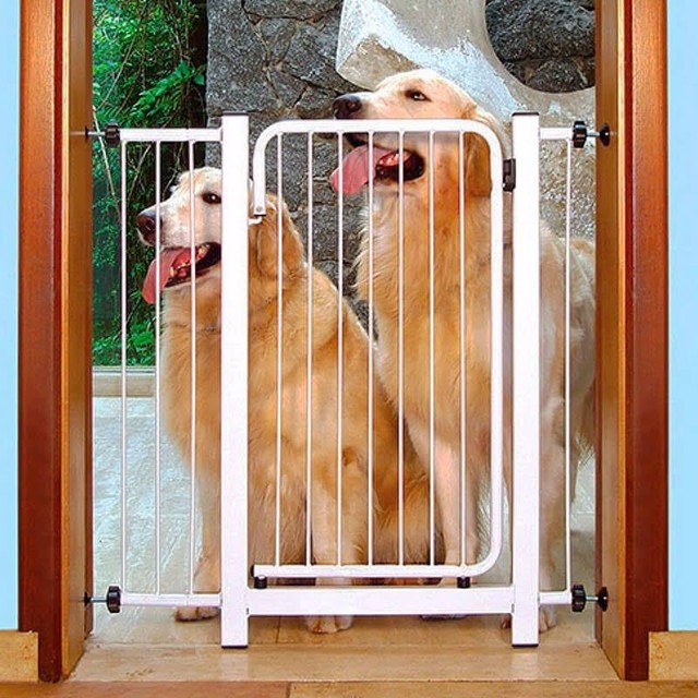 Portão Segurança Pet  Branco Com Extensor De 10Cm  - Foto 4