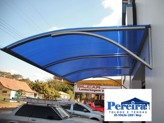Toldo Fixo Com Laterais e babado  - Foto 3