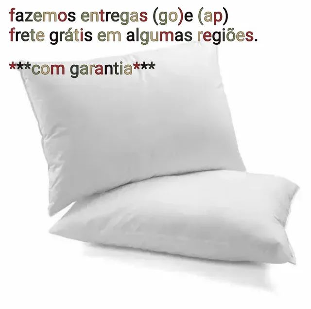 Travesseiro Fibra Siliconada Antialérgico Lavável 70x 50  cm