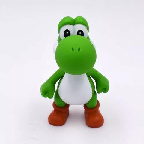 3 Bonecos Super Mario Bros Yoshi, Luigi, Mario Grandes 13cm - Foto 3