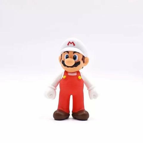 3 Bonecos Super Mario Bros Yoshi, Luigi, Mario Grandes 13cm - Foto 6