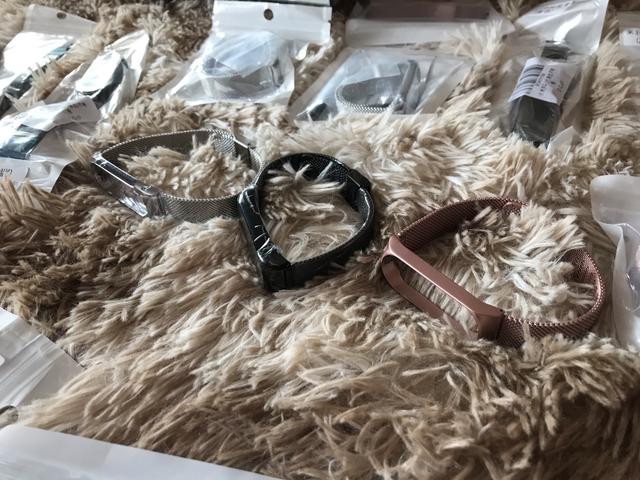 Pulseira reserva de metal pra xiaomi mi band 3 e 4 - Foto 2