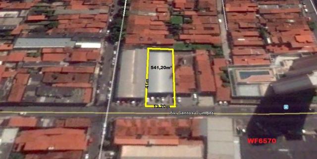 GA0013 Galpão na Avenida Santos Dumont, Galpão na Aldeota, 541m², doca, vagas de garagem