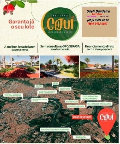 Reserva Cajuí Loteamento Aberto