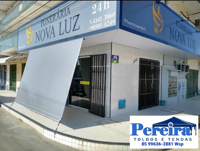 Toldo Fixo Com Laterais e babado  - Foto 4