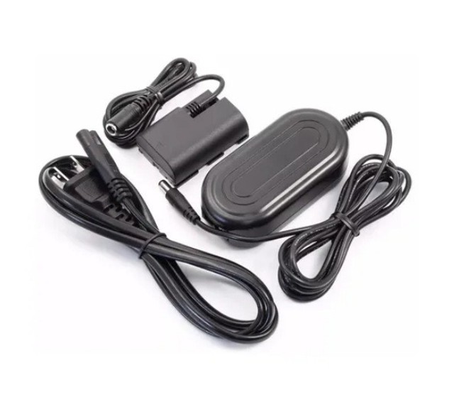 Fonte Ack-e6 / e8 / e10 Adaptador Ac Para Bateria Canon Lp-e6, Lp-e8 ou Lp-e10
