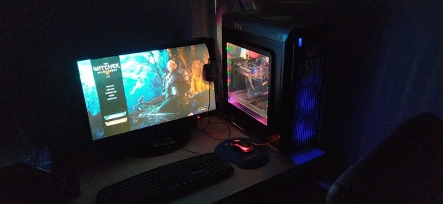 PC gamer + Rx 560 4gb + Monitor led 23