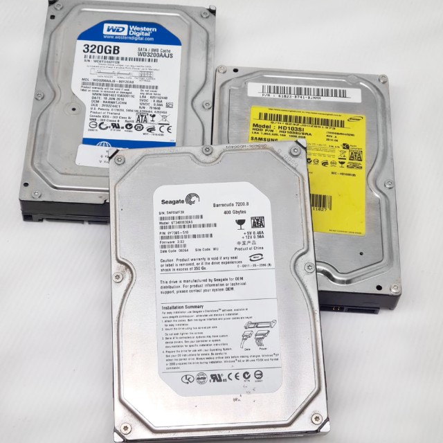HD Disco Rígido Diversas Marcas 160/250/320/500GB - Loja Fisica Curitiba