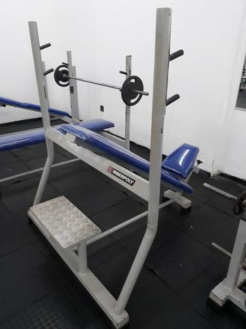 Supino - Reto, Inclinado, Declinado - Semi novo - Foto 2