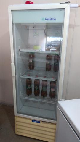 Freezer vertical metalfrio, branco 400lt