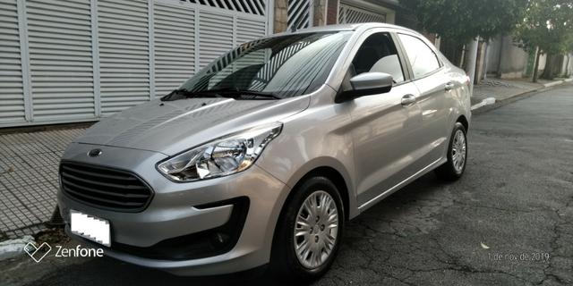 Ford Ká 1.5 SE Plus Sedan - Automático - Prata 2019-(Único Dono)