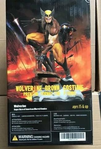 Boneco Wolverine Brown Costume Premium Logan X-men - Foto 6