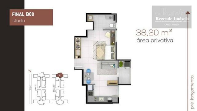 F-AP1135 Apartamento com 2 dormitórios à venda, 45 m² por R$ 146.900-Weissópolis - Pinhais - Foto 2