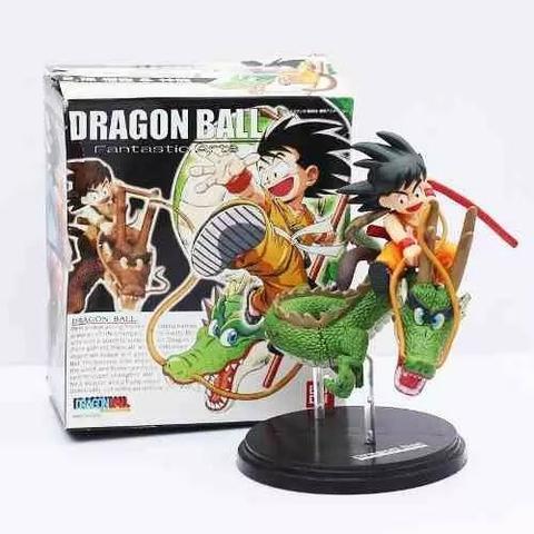 Boneco Goku Menino & Dragão Shenron Dragon Ball Z Toy 17cm