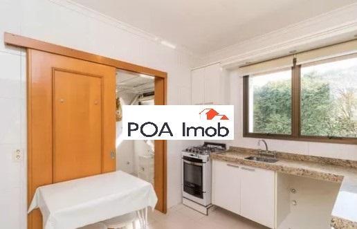 Apartamento semimobiliado com 3 dormitórios no petrópolis - Foto 8