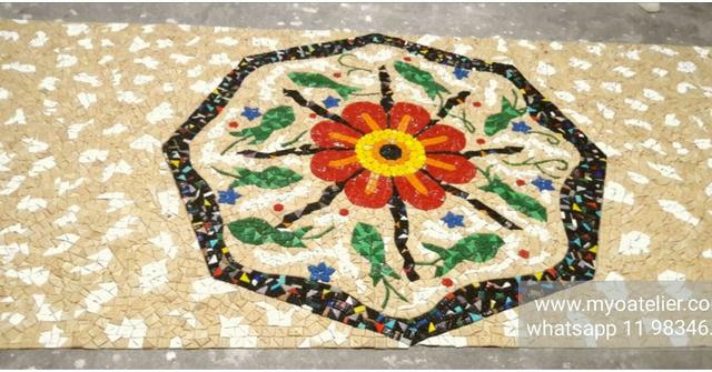 Tapete Mosaico, mandala, rosa dos ventos, modelos exclusivos - Foto 2