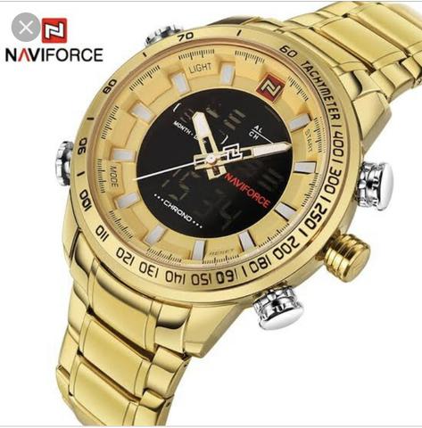 Promoção só HOJE relógio Naviforce original lacrado analógico e Digital - Foto 2