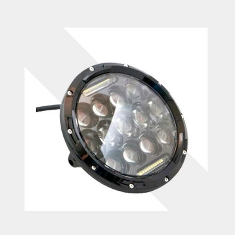 Farol Led 7 Polegadas Jeep Harley Moto - Foto 2