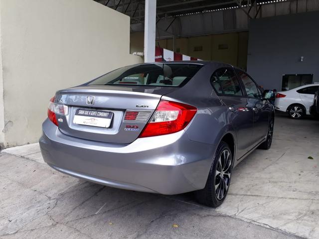 Honda 2016 Civic 2.0 lxr Automatico completo multimídia cinza único dono confira - Foto 6