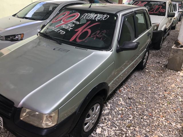 Fiat uno mille 1.0 fire flex way ano 2009 completo de tudo