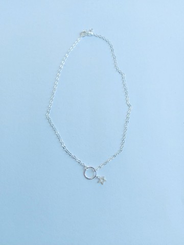 Choker Estrela Prata 925