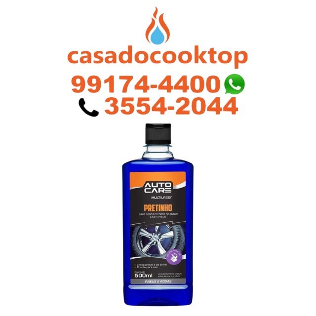 Pneu Pretinho Autocare 500ml Brilho Molhado - Multilaser