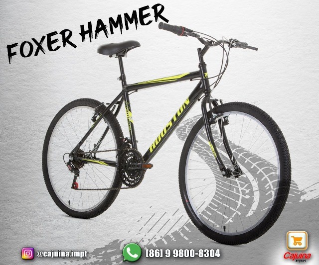 Bicicleta Aro 26 21 Velocidades Foxer Hammer Houston M28d07sd22 - Foto 2