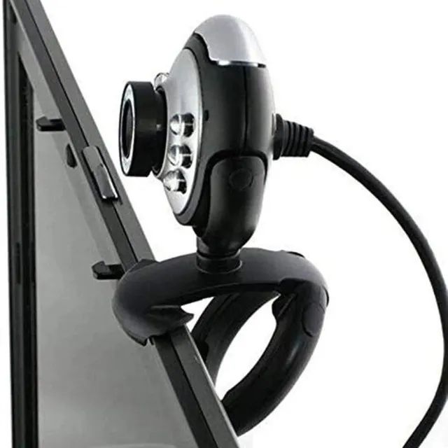Webcam Câmera Hd 720p 6 Leds Microfone Visão Noturna Ley-53 - Foto 4