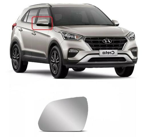Lente C/ Base Retrovisor Creta 2017 18 2019 Direito Original