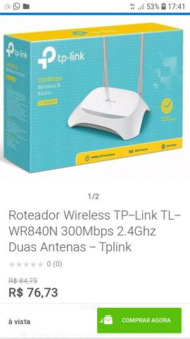 Roteador 4 Pontos TP-LINK. - Foto 3