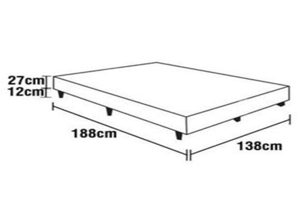 Base Box para Colchão Casal - Foto 2