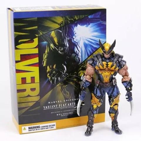 Boneco Action Figure Wolverine Logan Play Art Xmen No Brasil