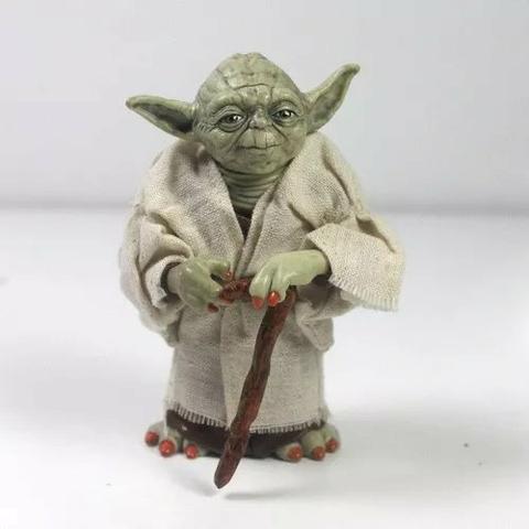 Figura Boneco Mestre Yoda Star Wars Guerra Nas Estrelas Jedi - Foto 4