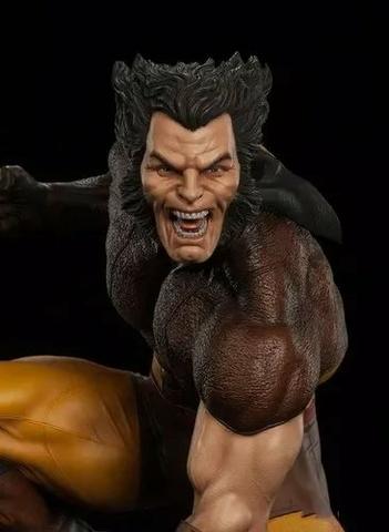 Boneco Wolverine Brown Costume Premium Logan X-men