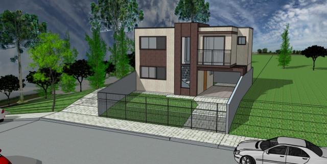 Sobrado em condomínio no bairro Santa Felicidade, 3 dorms, 2 vagas - soc0008-a