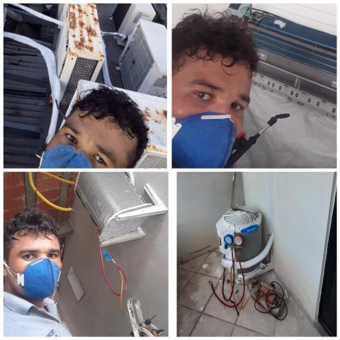 Instalação e manutenção de ar condicionado Split