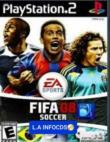 DVD JOGO PS2 *( FIFA 08 soccer )*